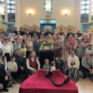 На Богослужении в Бременском храме в честь Царственных страстотерпцев (17-07-2018)