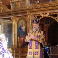 Архипастырский визит в Клайпедское благочиние Богослужение в Успенском храме г. Мажейкяй