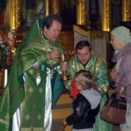 Божественная литургия в день преставления прп. Сергия Радонежского